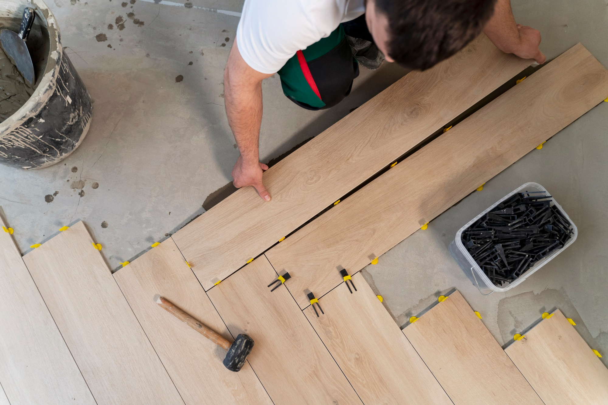 Vinyl tile flooring installation Services by Tiles Pro Dallas